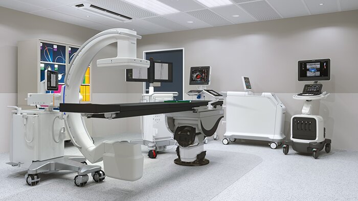 Ultrasound c-arm first