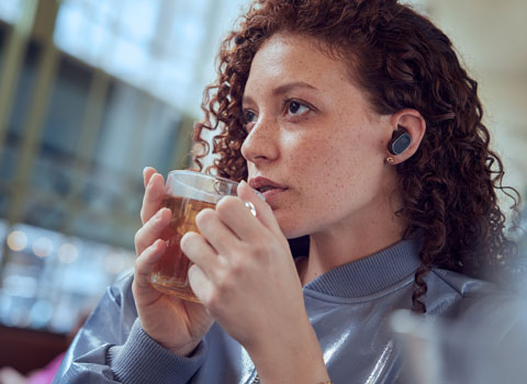 A man enjoying the unique Fidelio experience
