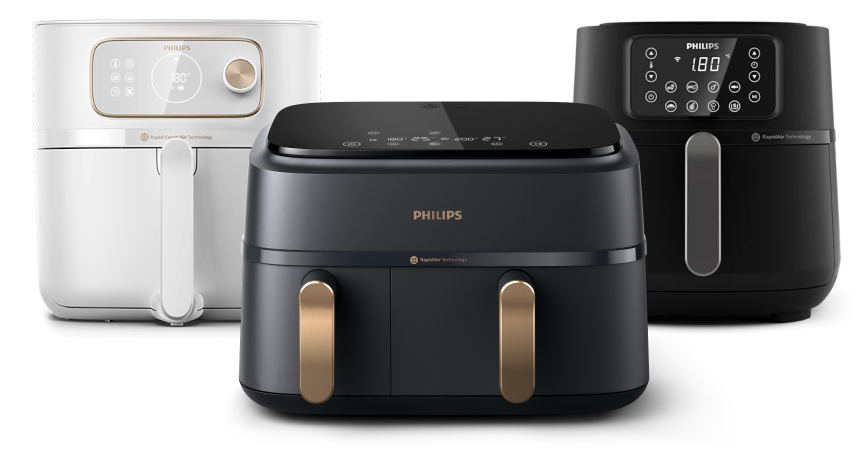 a range of airfryers
