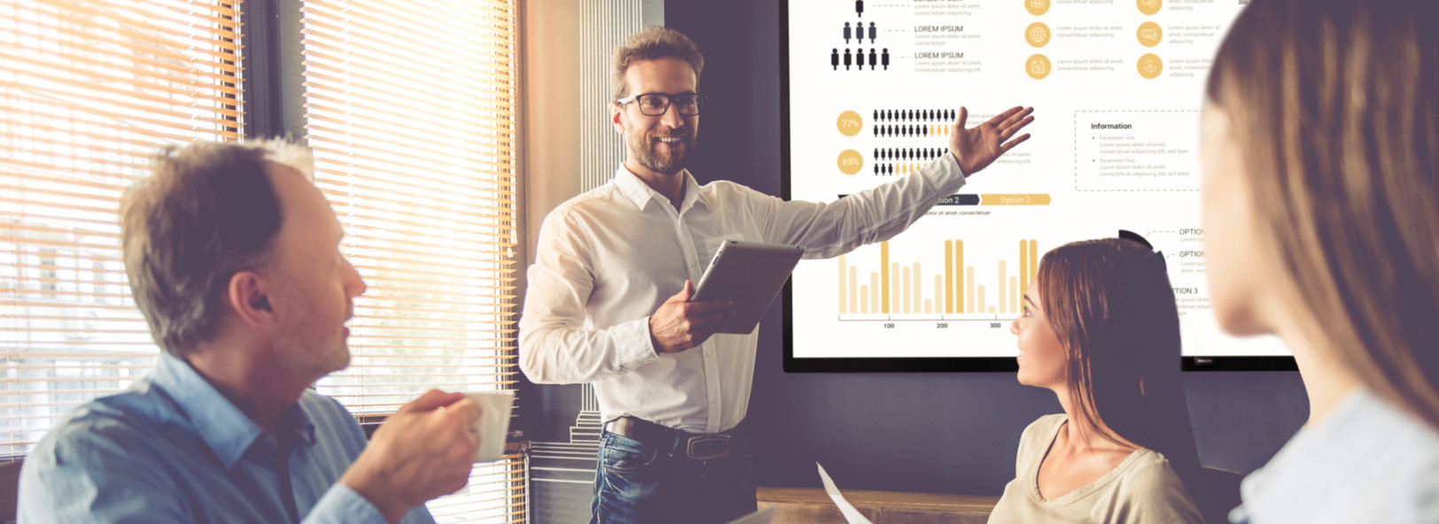 corporate presentations with chromecast built-in