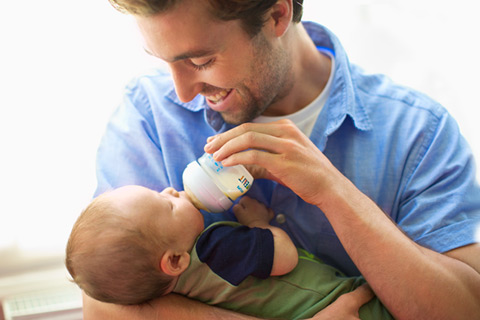 How to bottle feed a baby